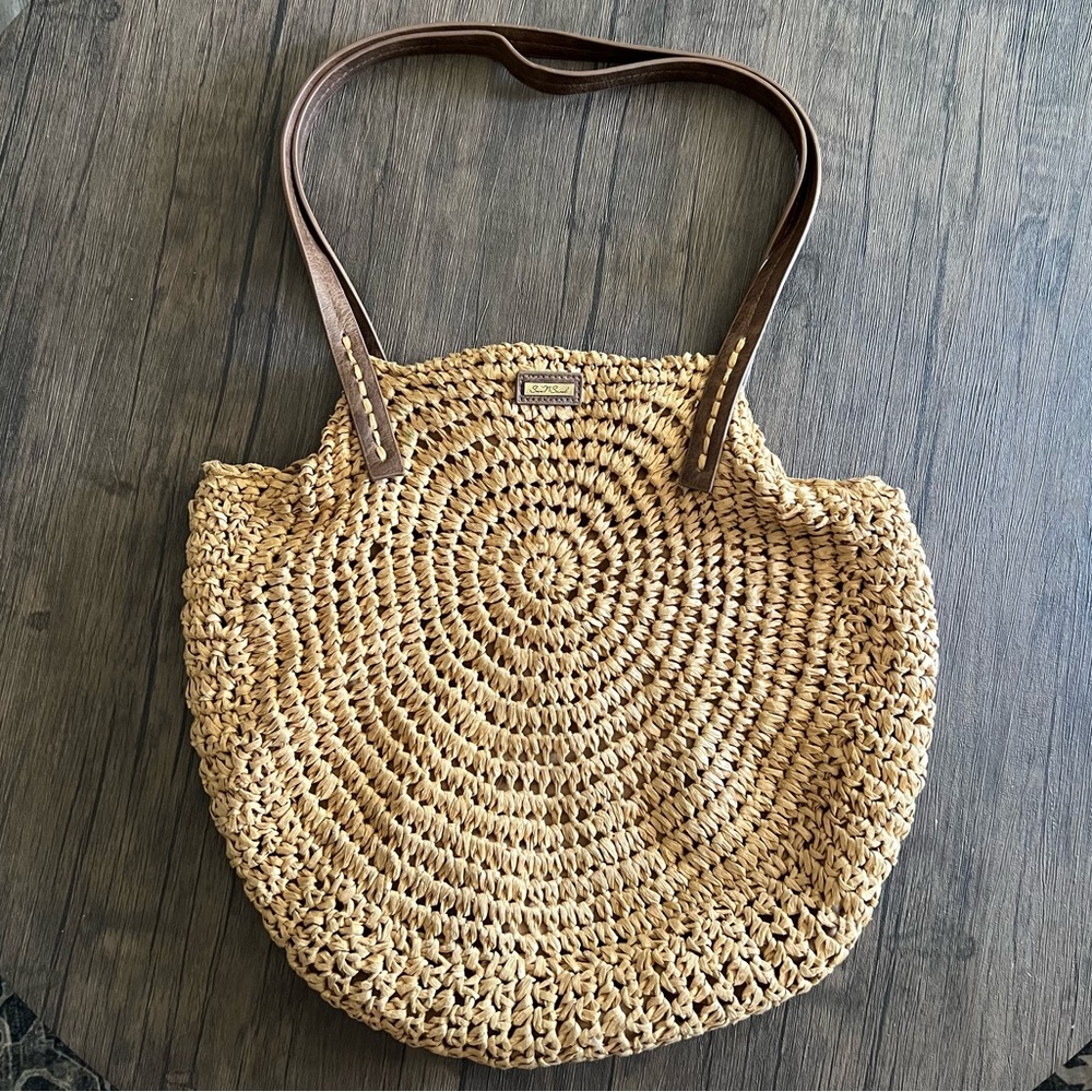 Sun N' Sand Straw Shoulder Bag